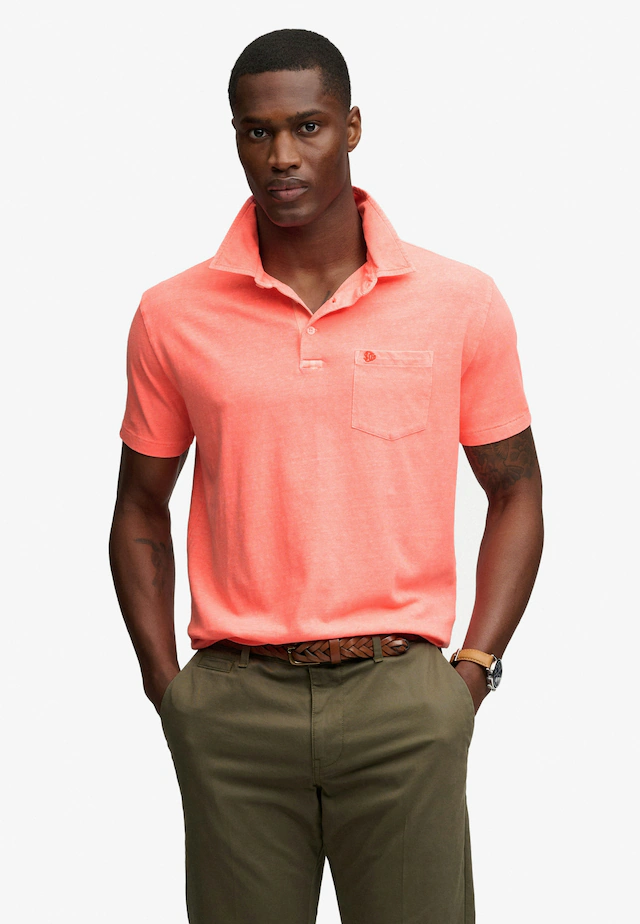 Superdry Poloshirt »CLASSIC COTTON LINEN POLO« aus tollem Baumwoll-Leinen-Mischgewebe