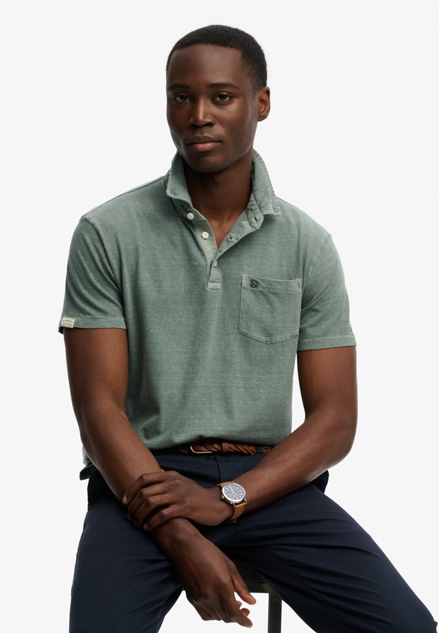 Superdry Poloshirt »CLASSIC COTTON LINEN POLO« aus tollem Baumwoll-Leinen-Mischgewebe