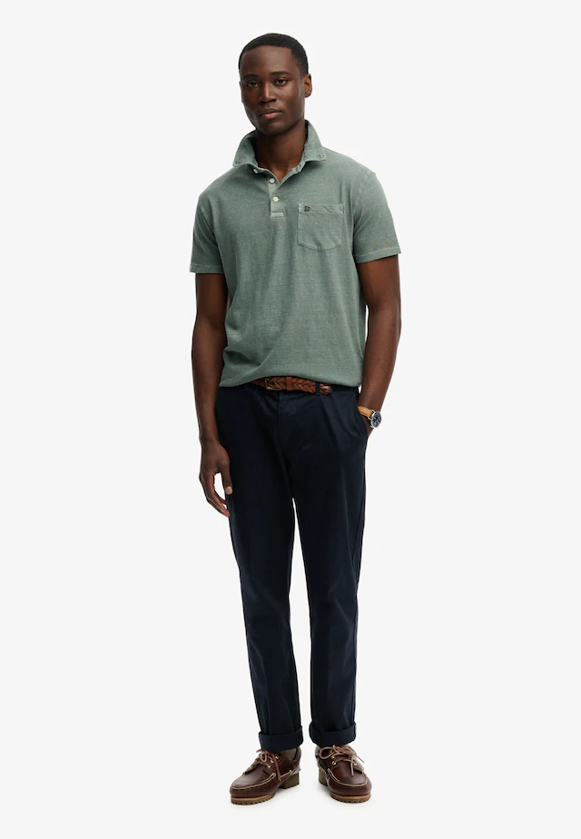 Superdry Poloshirt »CLASSIC COTTON LINEN POLO« aus tollem Baumwoll-Leinen-Mischgewebe
