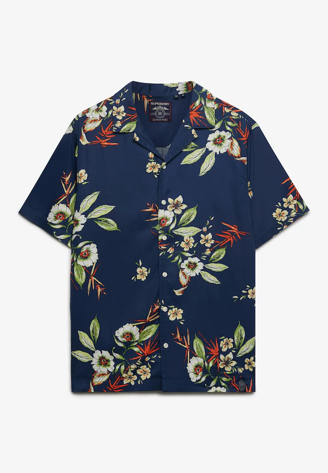 Superdry Hawaiihemd »HAWAIIAN PRINT S/S SHIRT« mit sommerlich coolem Hawaii-Blumen-Print