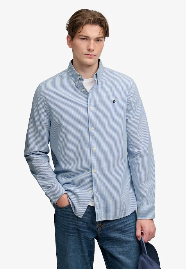 Superdry Langarmhemd »PREPPY OXFORD L/S SHIRT« Baumwolle, regular fit