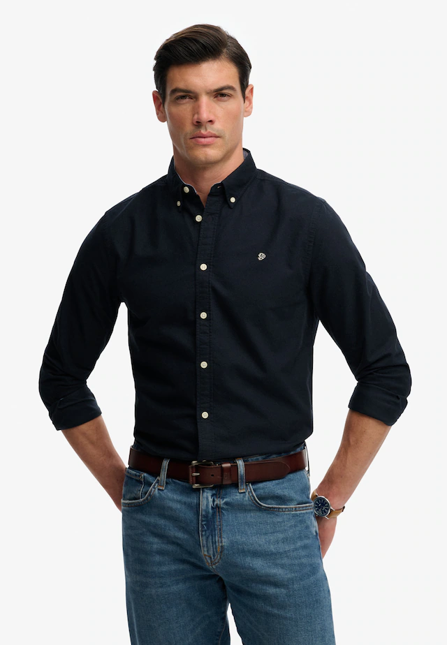 Superdry Langarmhemd »PREPPY OXFORD L/S SHIRT« Baumwolle, regular fit