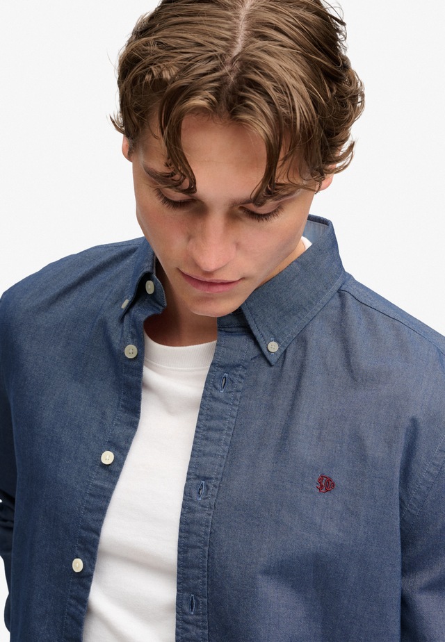 Superdry Langarmhemd »PREPPY OXFORD L/S SHIRT« Baumwolle, regular fit