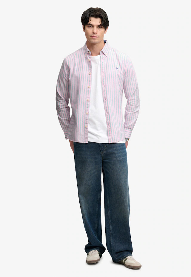 Superdry Langarmhemd »PREPPY OXFORD L/S SHIRT« Baumwolle, regular fit