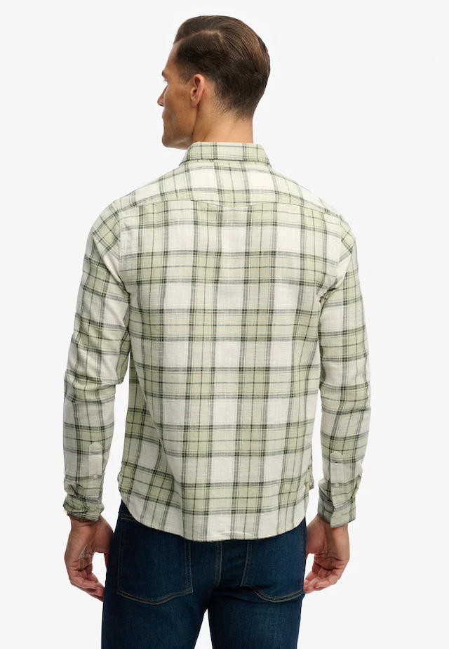 Superdry Langarmhemd »MERCHANT LITE CHECK SHIRT« mit Knopfleiste, aus Baumwolle, Regular Fit, kariertes Design
