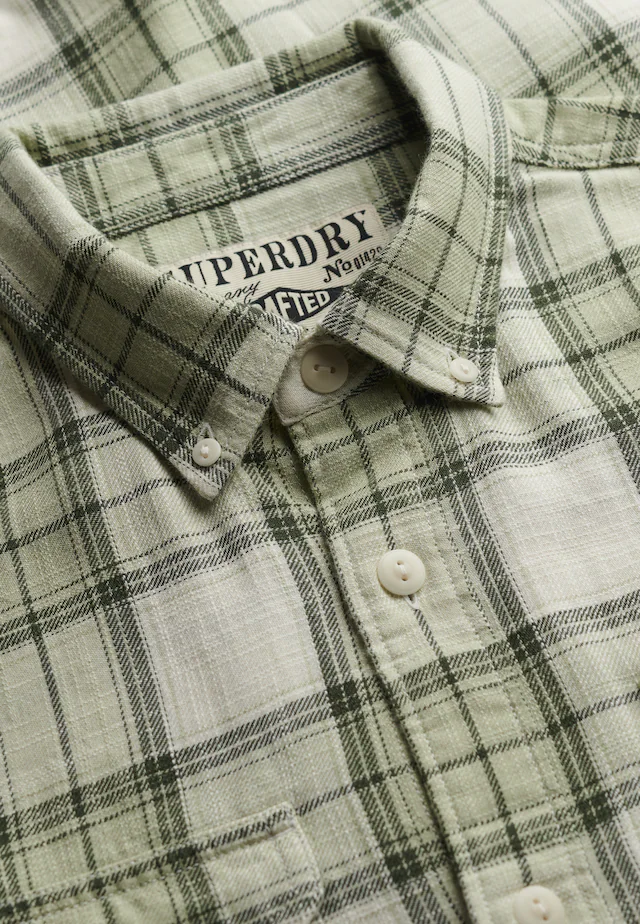 Superdry Langarmhemd »MERCHANT LITE CHECK SHIRT« mit Knopfleiste, aus Baumwolle, Regular Fit, kariertes Design