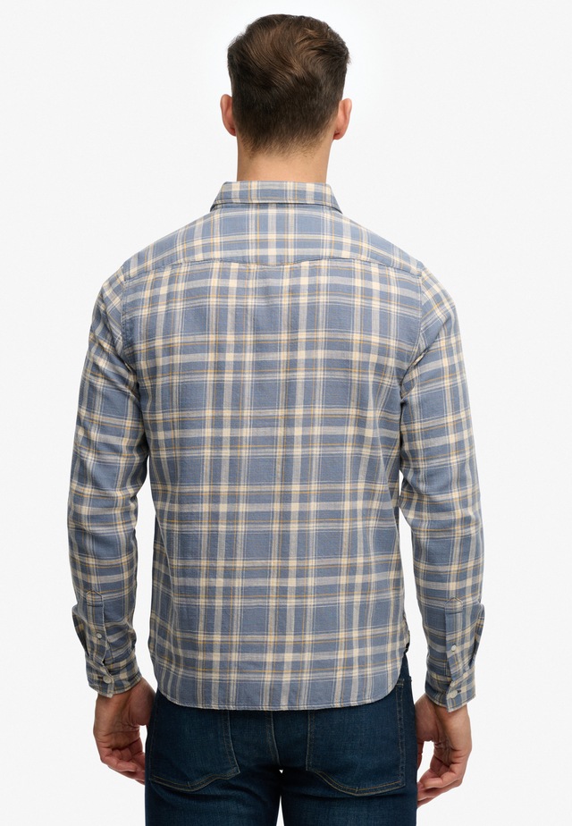 Superdry Langarmhemd »MERCHANT LITE CHECK SHIRT« mit Knopfleiste, aus Baumwolle, Regular Fit, kariertes Design