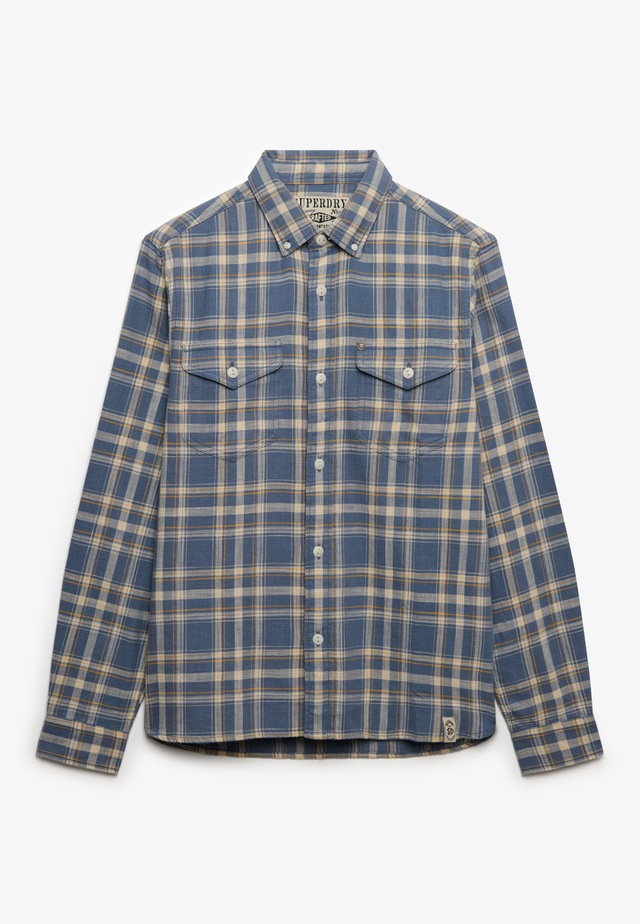 Superdry Langarmhemd »MERCHANT LITE CHECK SHIRT« mit Knopfleiste, aus Baumwolle, Regular Fit, kariertes Design
