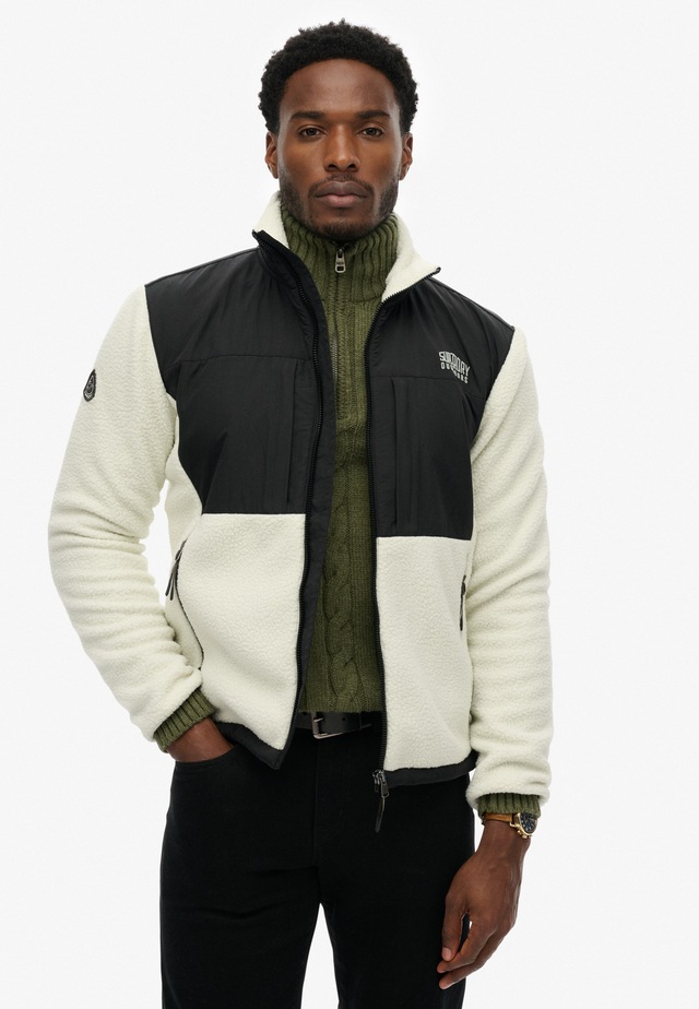 Superdry Parka »POLAR FLEECE HYBRID TREKKER« in toller Fleece Qualität