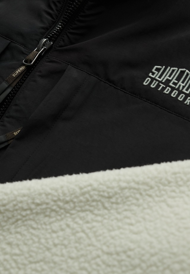 Superdry Parka »POLAR FLEECE HYBRID TREKKER« in toller Fleece Qualität