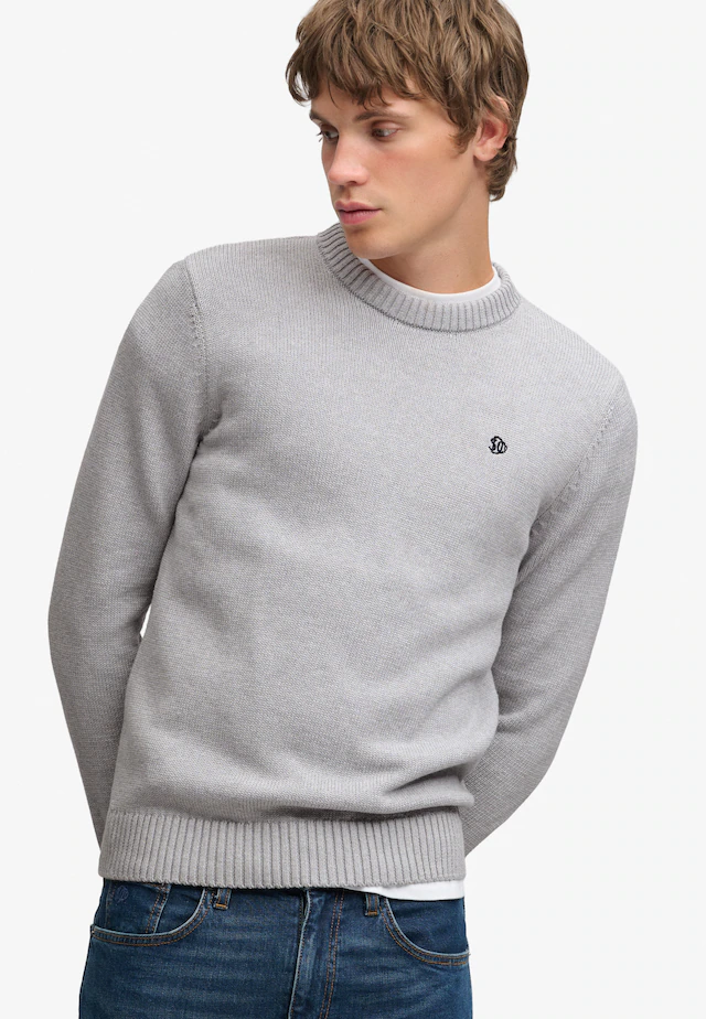 Superdry Strickpullover »PREPPY COTTON JUMPER« Baumwolle, regular fit