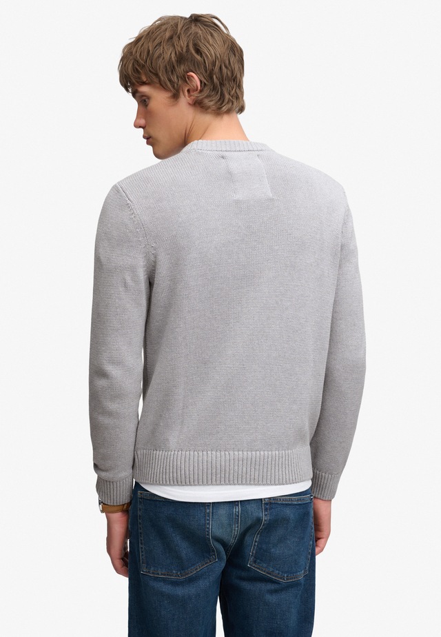 Superdry Strickpullover »PREPPY COTTON JUMPER« Baumwolle, regular fit