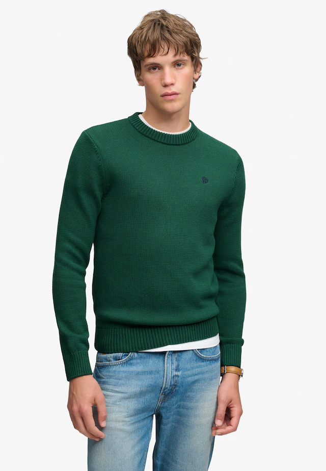 Superdry Strickpullover »PREPPY COTTON JUMPER« Baumwolle, regular fit