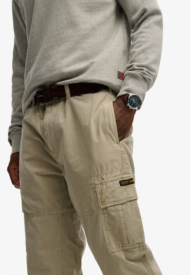 Superdry Cargohose »RIPSTOP LIGHT CARGO PANT« Regular Fit, knöchellange Schnittform, mit Reißverschluss