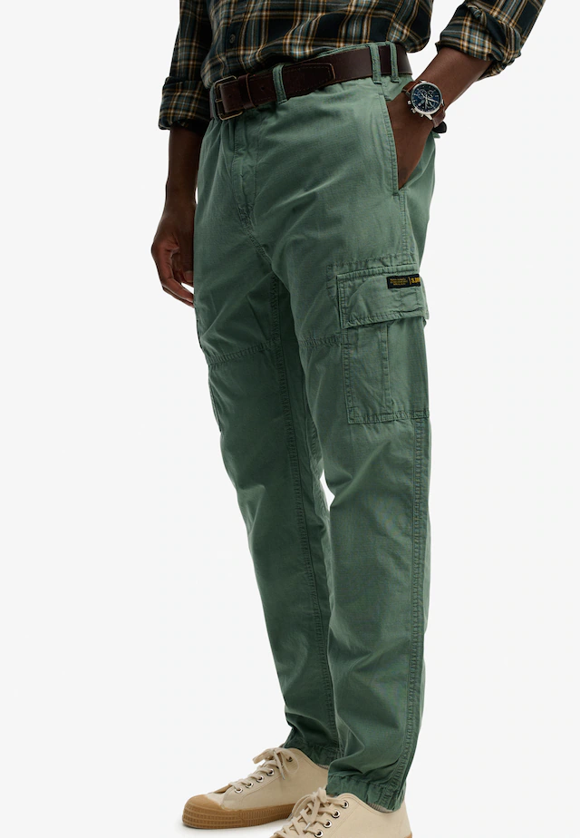 Superdry Cargohose »RIPSTOP LIGHT CARGO PANT« Regular Fit, knöchellange Schnittform, mit Reißverschluss