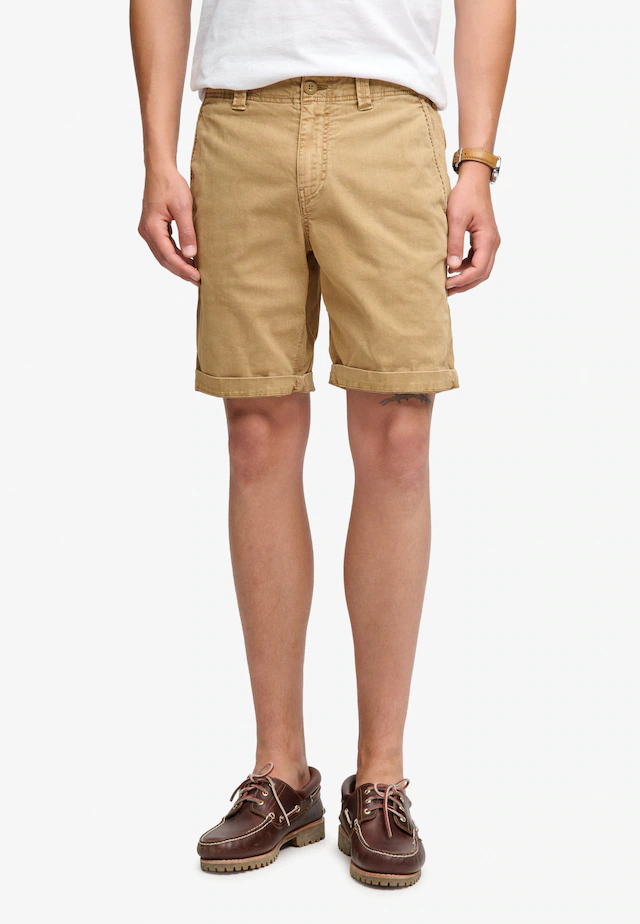 Superdry Chinoshorts »UTILITY CHINO SHORT« mit Baumwollmischung, Relaxed Fit, knielang, aus Webmaterial