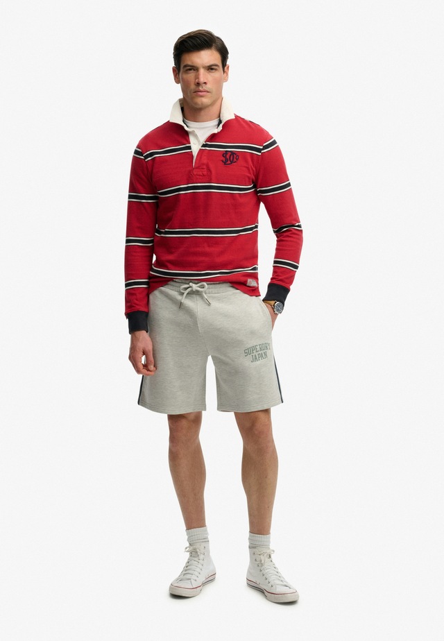 Superdry Sweatshorts »ATH ESS SHORT« aus Baumwolle und Polyester, Loose Fit, mit Tunnelzug, melierte Optik