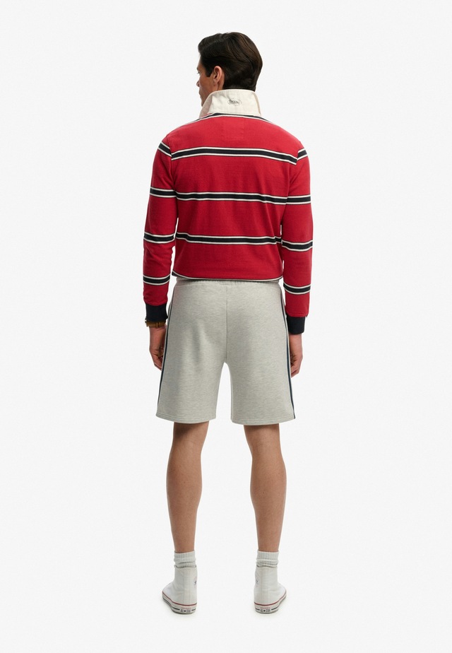 Superdry Sweatshorts »ATH ESS SHORT« aus Baumwolle und Polyester, Loose Fit, mit Tunnelzug, melierte Optik