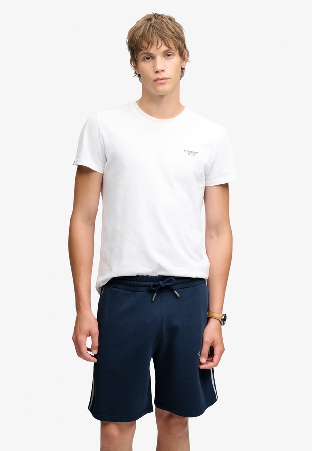 Superdry Sweatshorts »ATH ESS SHORT« aus Baumwolle und Polyester, Loose Fit, mit Tunnelzug, melierte Optik