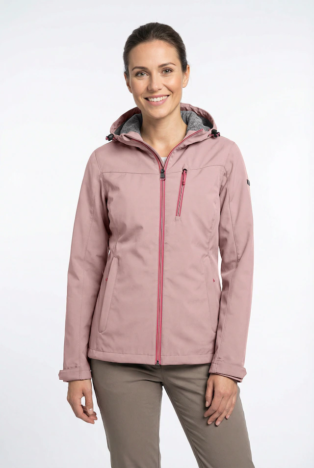Killtec Softshelljacke »KOS 89 WMN SFTSHLL JCKT« wasserdicht, winddicht, atmungsaktiv, mit Kapuze
