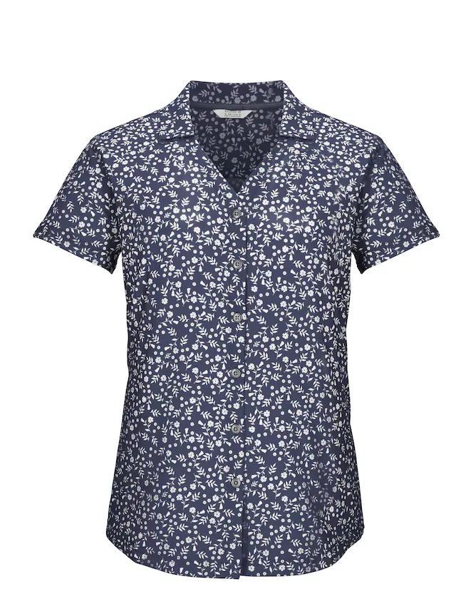 Killtec Funktionsbluse »KOS 86 WMN WVN SHRT« mit floralem All-Over-Print, schnelltrocknend