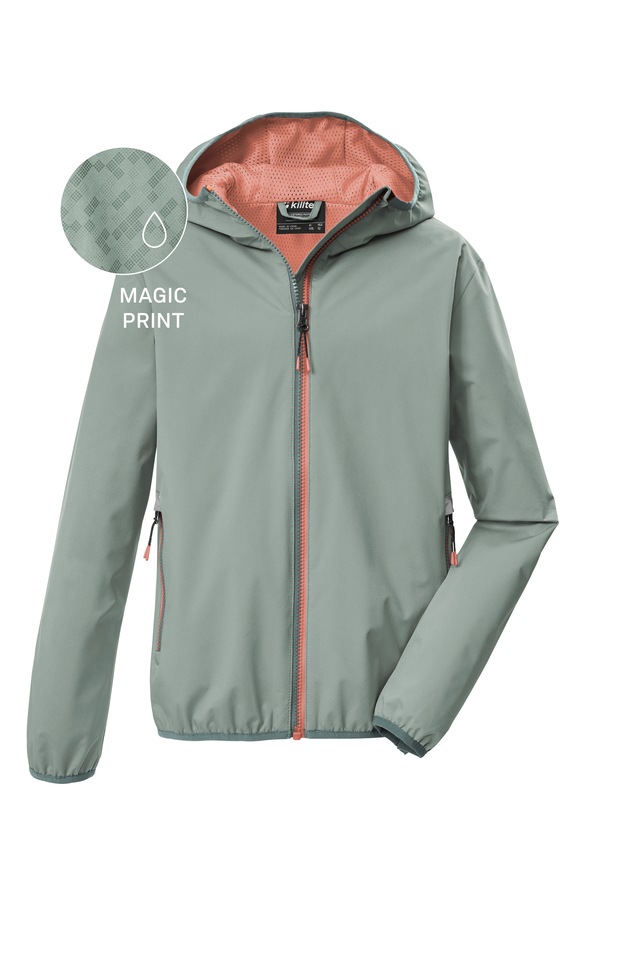 Killtec Funktionsjacke »KOS 145 BYS JCKT« wasserdichtes Obermaterial, mit 10.000 mm Wassersäule, aus Polyester