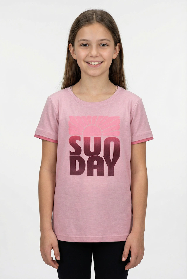 Killtec Funktionsshirt »KOS 133 GRLS TSHRT« für Wandern, sportlicher Stil, aus Polyester, Baumwolle und Elasthan