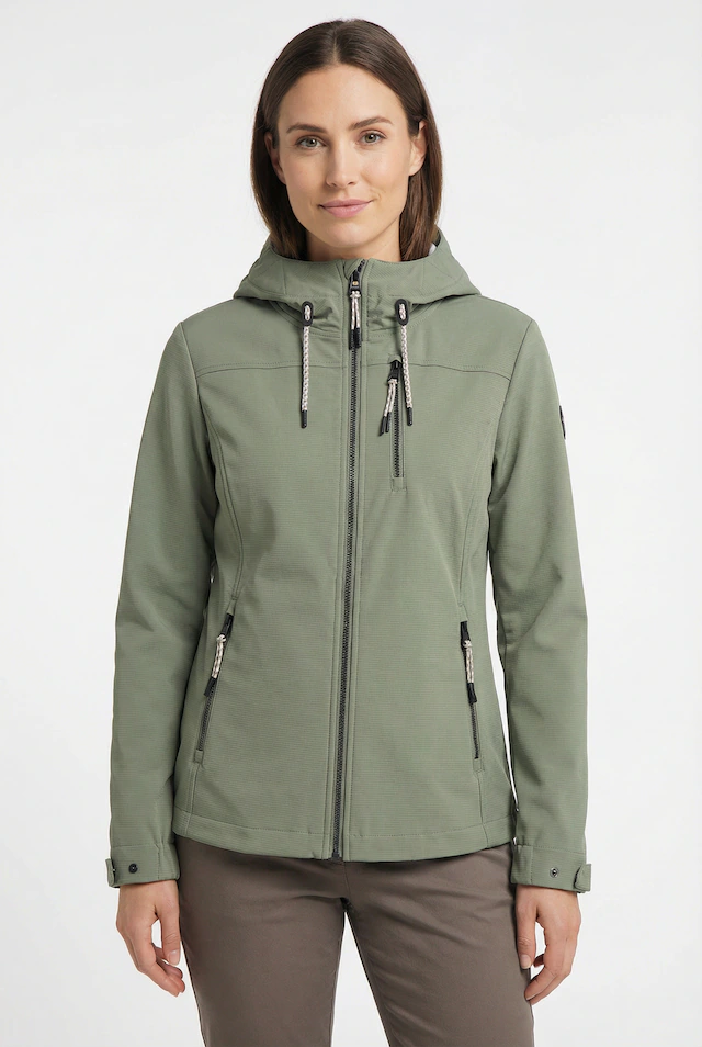 G.I.G.A. DX by killtec Softshelljacke »GS 111 WMN SFTSHLL JCKT« mit regulierbarer Kapuze, atmungsaktiv, wasserabweisend, winddicht