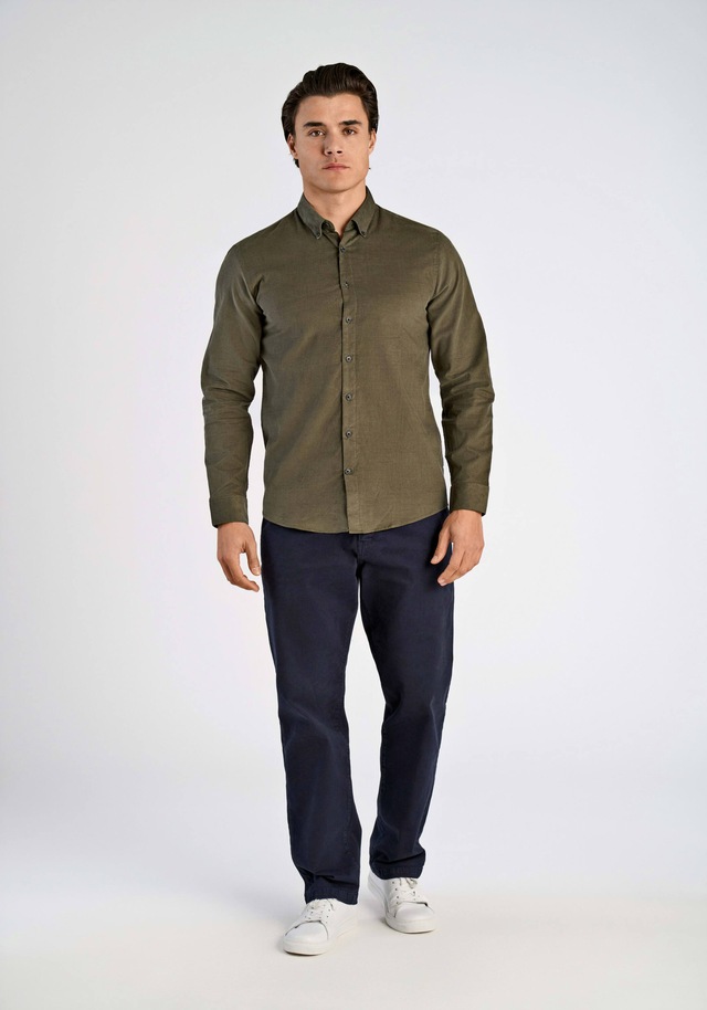 LINDBERGH Langarmhemd »Cordhemd (Langarm) Relaxed Fit«