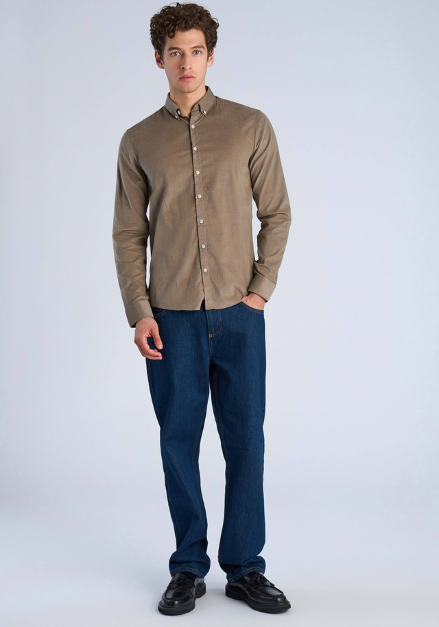 LINDBERGH Langarmhemd »Cordhemd (Langarm) Relaxed Fit«