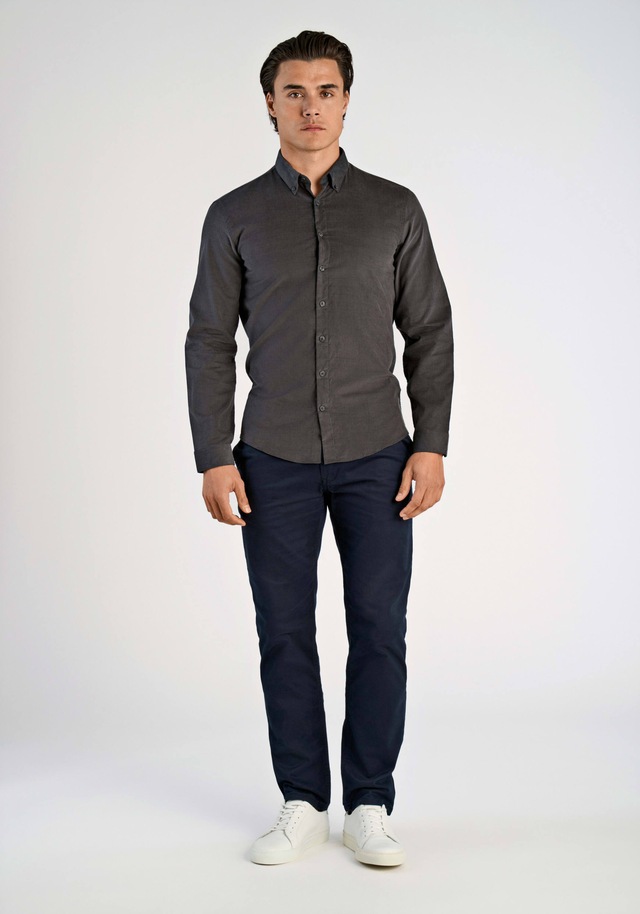 LINDBERGH Langarmhemd »Cordhemd (Langarm) Relaxed Fit«
