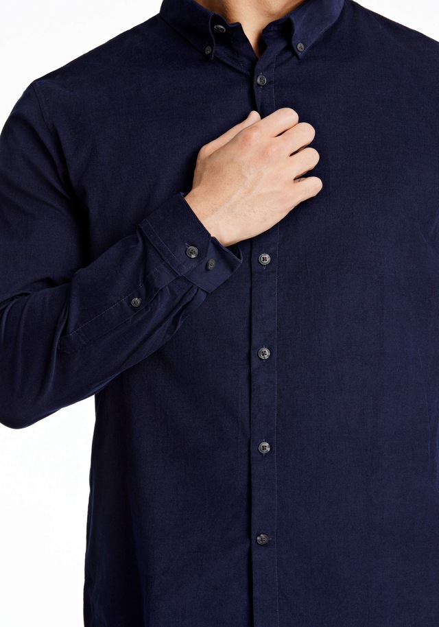 LINDBERGH Langarmhemd »Cordhemd (Langarm) Relaxed Fit«