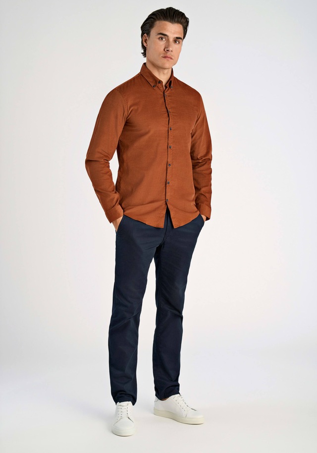 LINDBERGH Langarmhemd »Cordhemd (Langarm) Relaxed Fit«