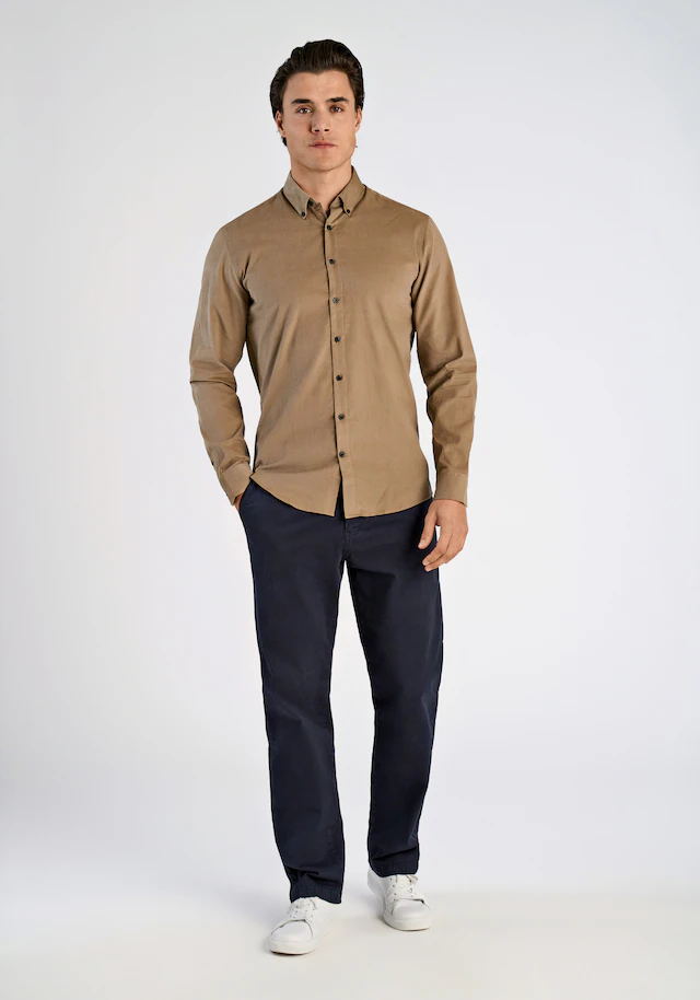LINDBERGH Langarmhemd »Cordhemd (Langarm) Relaxed Fit«