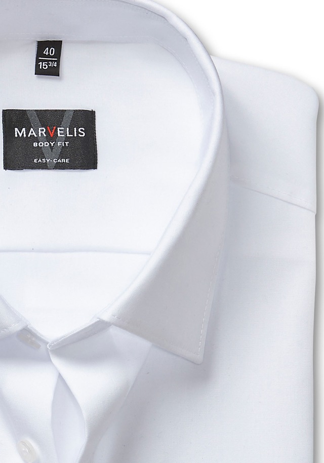 MARVELIS Langarmhemd Kentkragen, Businesshemd, körpernah