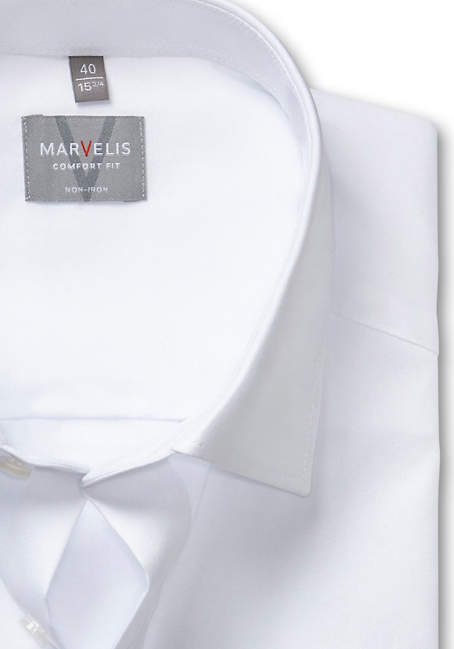 MARVELIS Kurzarmhemd Businesshemd, New-Kentkragen, comfort fit
