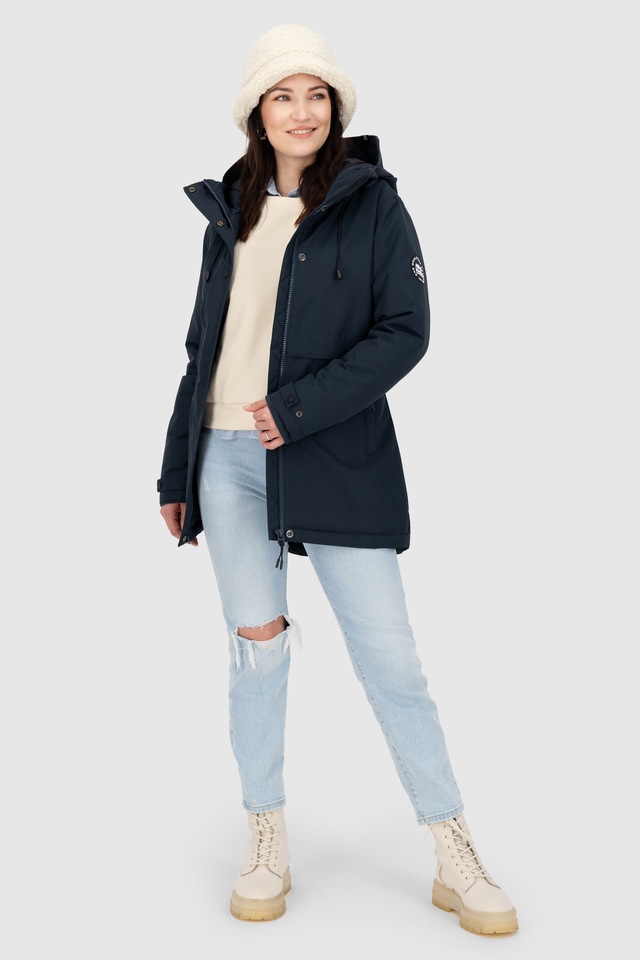 Alife & Kickin Winterjacke »Damen MarlyAK A Winterjacke, Jacke« Leicht taillierte Jacke mit Ärmelbündchen und Kapuze