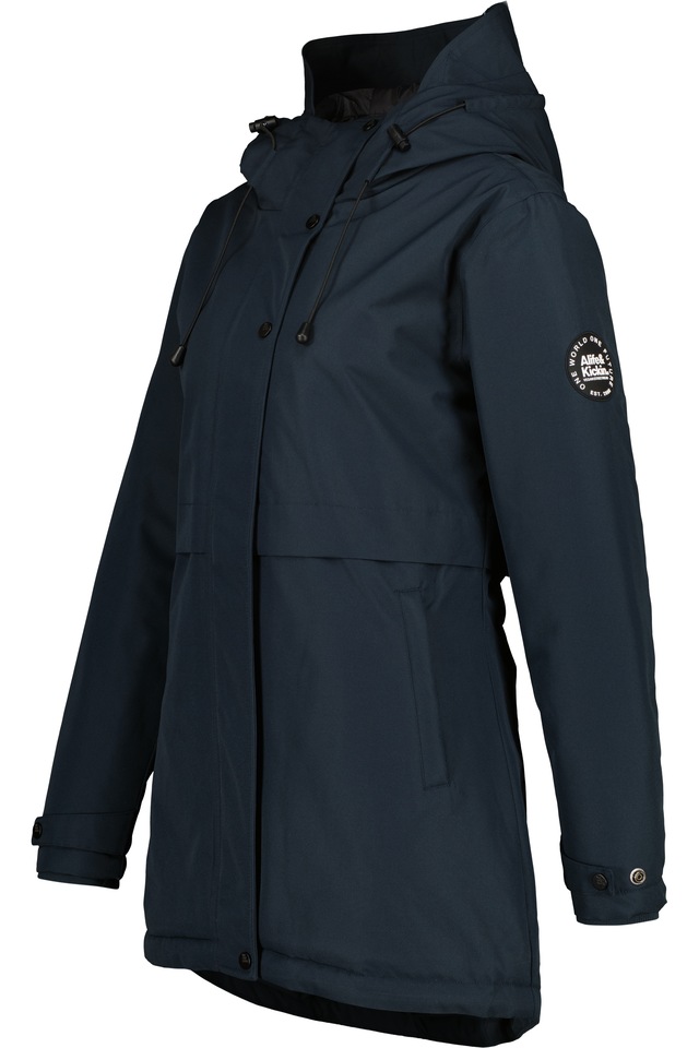 Alife & Kickin Winterjacke »Damen MarlyAK A Winterjacke, Jacke« Leicht taillierte Jacke mit Ärmelbündchen und Kapuze