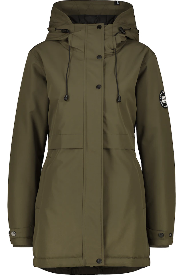 Alife & Kickin Winterjacke »Damen MarlyAK A Winterjacke, Jacke« Leicht taillierte Jacke mit Ärmelbündchen und Kapuze