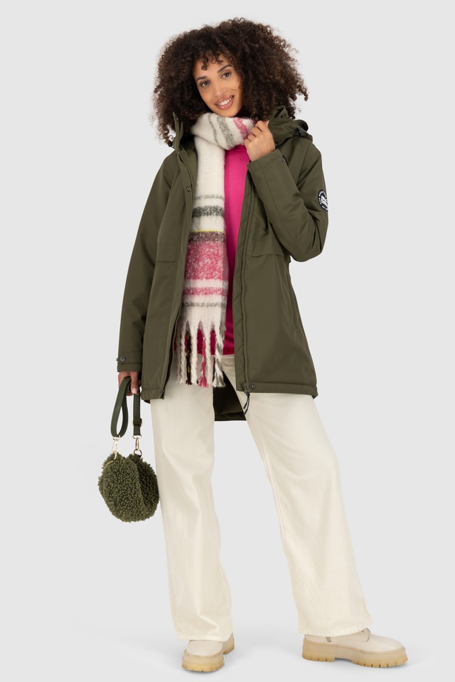 Alife & Kickin Winterjacke »Damen MarlyAK A Winterjacke, Jacke« Leicht taillierte Jacke mit Ärmelbündchen und Kapuze
