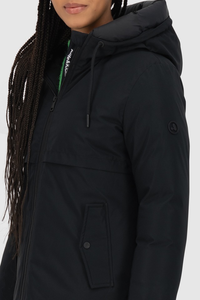 Alife & Kickin Winterjacke »Damen CicelyAK A Winterjacke, gefütterte Jacke« Kurze warme Damenwinterjacke mit gefütterter Kapuze