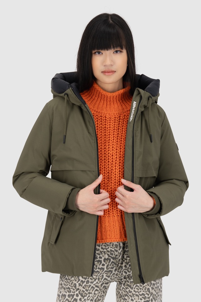 Alife & Kickin Winterjacke »Damen CicelyAK A Winterjacke, gefütterte Jacke« Kurze warme Damenwinterjacke mit gefütterter Kapuze