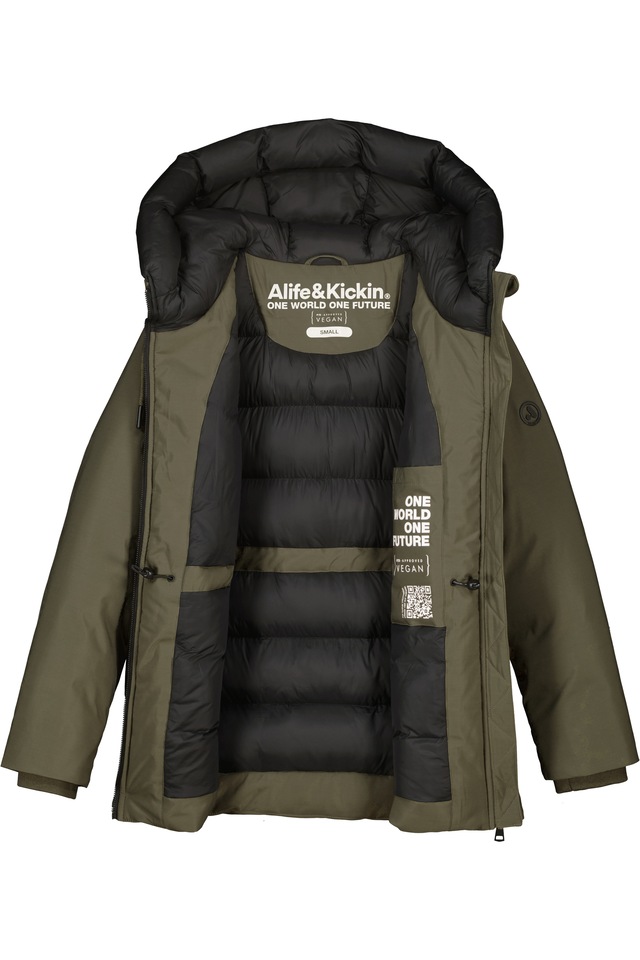 Alife & Kickin Winterjacke »Damen CicelyAK A Winterjacke, gefütterte Jacke« Kurze warme Damenwinterjacke mit gefütterter Kapuze