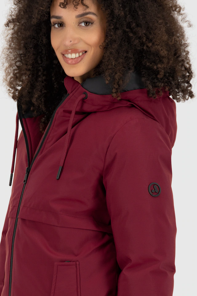 Alife & Kickin Winterjacke »Damen CicelyAK A Winterjacke, gefütterte Jacke« Kurze warme Damenwinterjacke mit gefütterter Kapuze