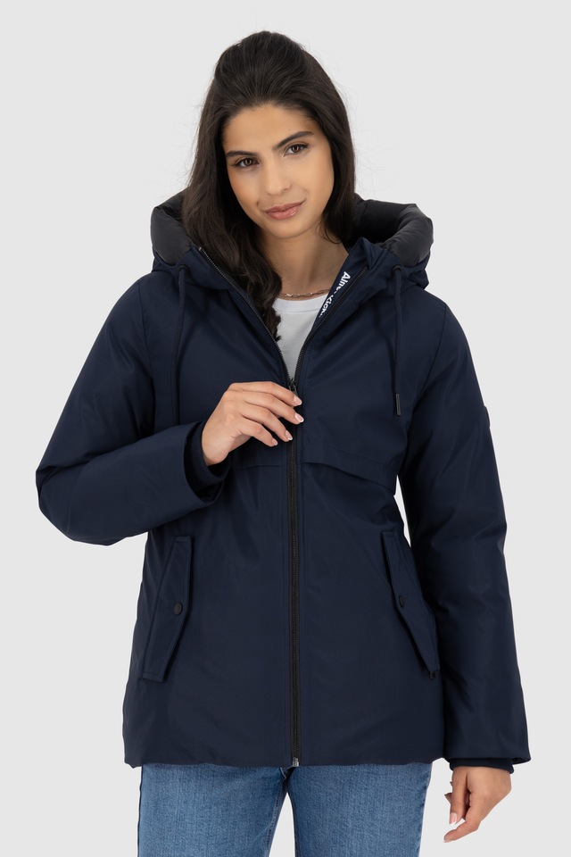 Alife & Kickin Winterjacke »Damen CicelyAK A Winterjacke, gefütterte Jacke« Kurze warme Damenwinterjacke mit gefütterter Kapuze