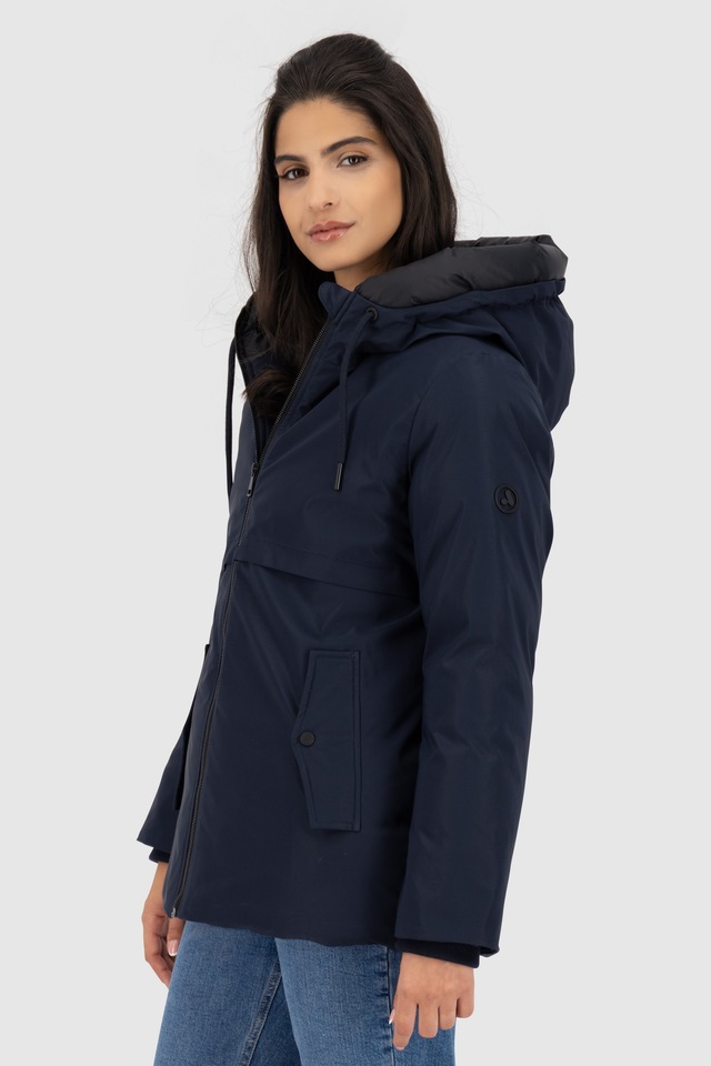 Alife & Kickin Winterjacke »Damen CicelyAK A Winterjacke, gefütterte Jacke« Kurze warme Damenwinterjacke mit gefütterter Kapuze