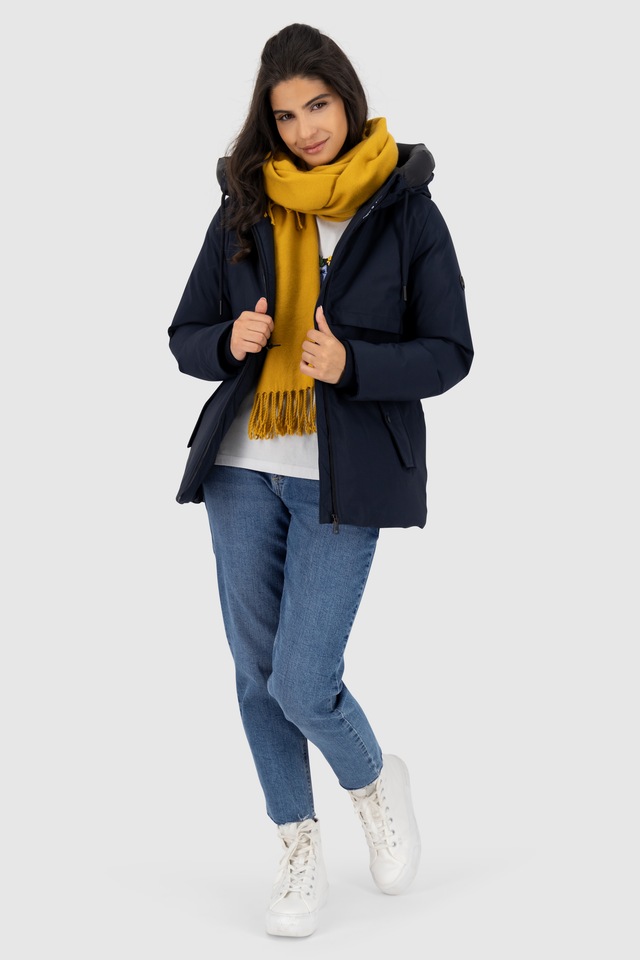 Alife & Kickin Winterjacke »Damen CicelyAK A Winterjacke, gefütterte Jacke« Kurze warme Damenwinterjacke mit gefütterter Kapuze
