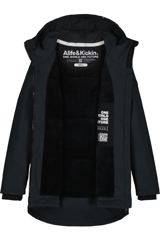 Alife & Kickin Winterjacke »Damen LilouAK B Winterjacke, Jacke« Warm gefütterte Jacke mit flauschigen Teddyfell Innenfutter