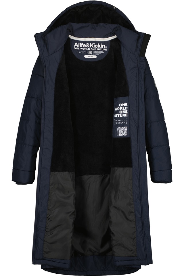 Alife & Kickin Winterjacke »Damen VedaAK A Parka Winterjacke, gefütterte Jacke« Leichter gefütterter Mantel mit weichem Teddyfell Innenfutter