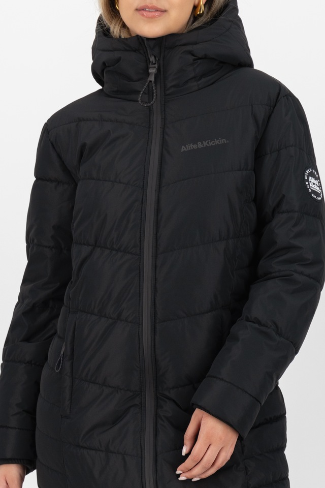 Alife & Kickin Winterjacke »Damen VedaAK A Parka Winterjacke, gefütterte Jacke« Leichter gefütterter Mantel mit weichem Teddyfell Innenfutter